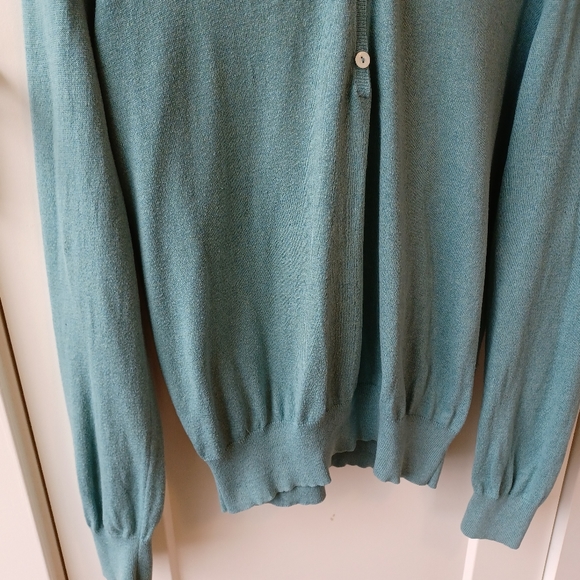 Vintage Eddie Bauer Cotton Modal Cashmere Hooded Sweater - Picture 6 of 6